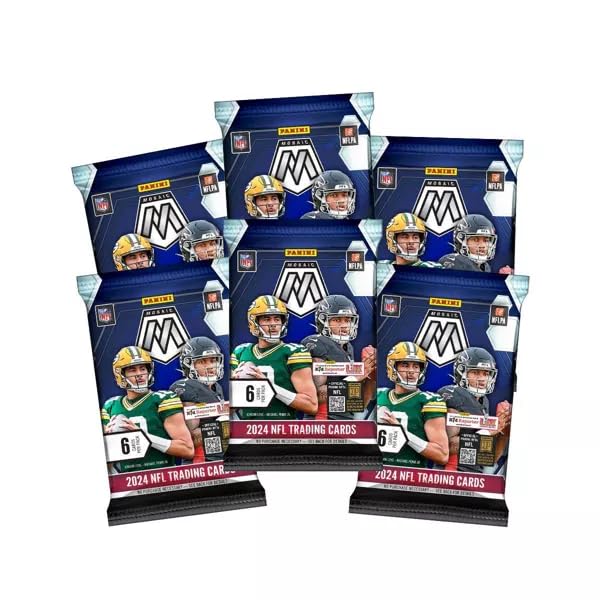 2024 Panini NFL Mosaic Football Trading Card Blaster Box (6 Packs)