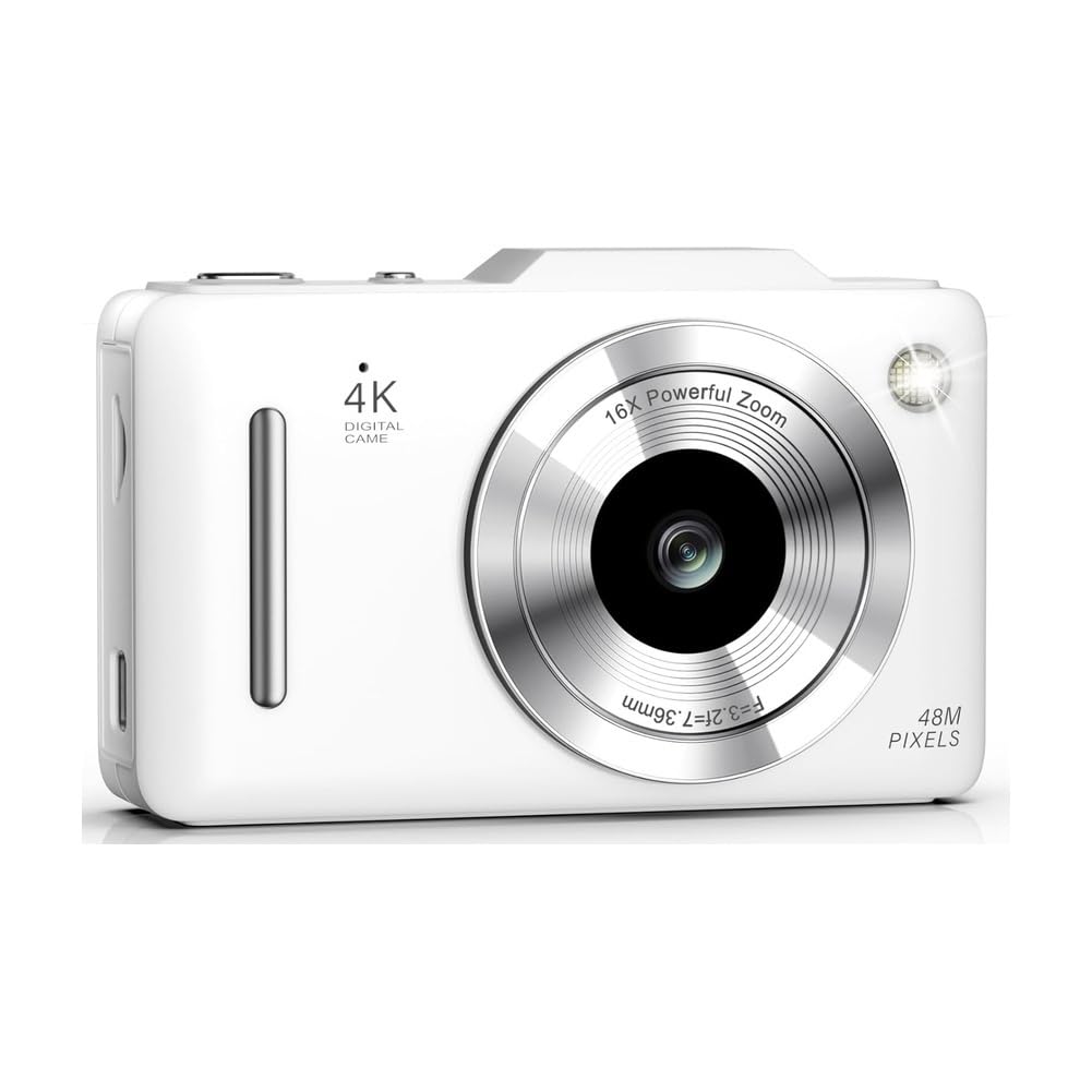 Aparat cyfrowy dla dzieci, chłopców, dziewcząt, nastolatków, początkujących, aparat cyfrowy, autofokus, kamera do vlogowania, kamera CCD do fotografii B