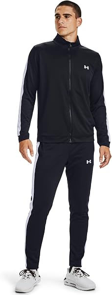 Under Armour Hombre Chándal De Punto, Pitch Grey/Black - 3
