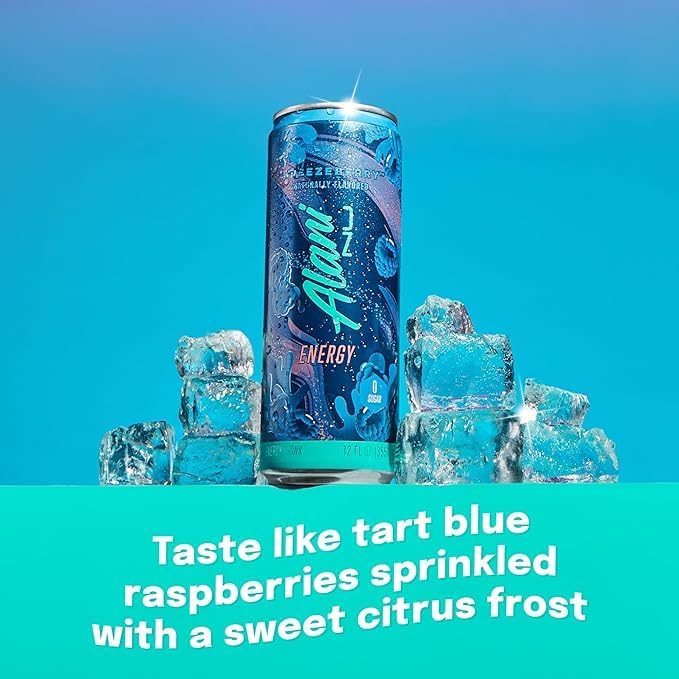 New Alani Energy Drinks Witch's Brew, Cotton Candy, Breezeberry - Limited Edition Flavors - Variety Pack, Sugar-Free, Low-Calorie, 200mg Caffeine, Energy Boost Drink 12 fl oz (Pack of 6) - Image 4