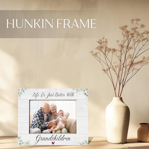 Grandparents Picture Frames 5x7, Grandchildren Photo Frame, Life Is Just Better with Grandkids Frame, New Grandparent Gifts, Gifts for Grandparents,Grandma Grandpa Gift - Image 4