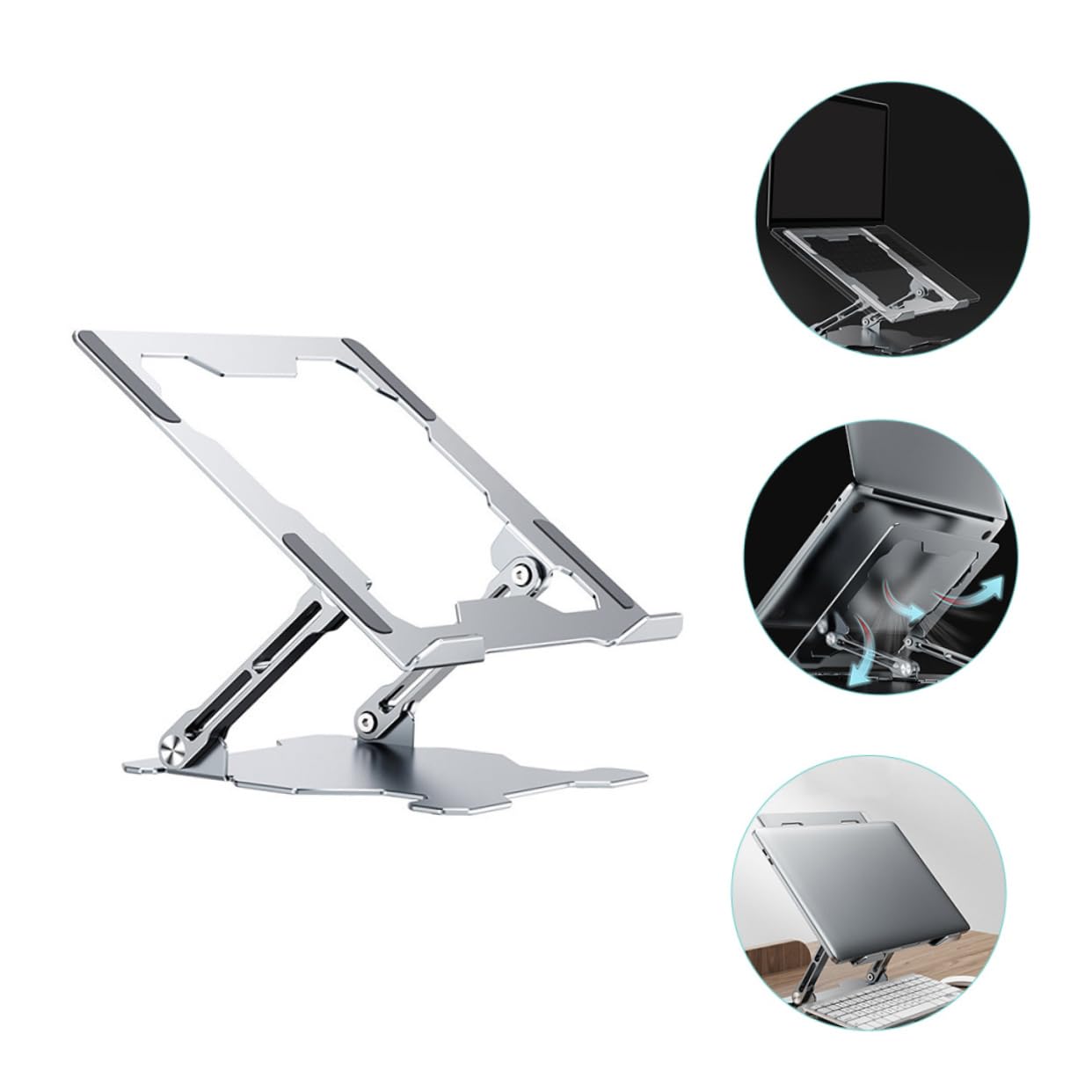 DOITOOL Soporte para Computadora Portátil De Soporte Elevador Antideslizante Ergonómico