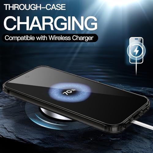 Image of JETech Cover Case for Google Pixel 10 Pro XL 2025, Non-Yellowing Shockproof Bumper Protective Phone Cover, Anti-Scratch Hard PC Back (Obsidian)