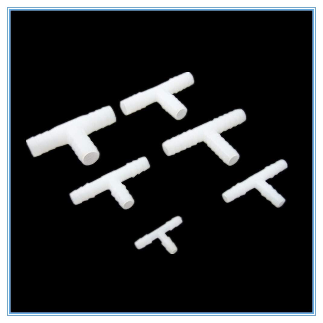 Raccord T 3 Voies Plastique Alimentaire - Connecteur Tuyau Variable 14-10-14 Mm Pour Eau & Air