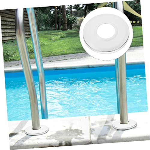 Placas decorativas para escalera de piscina 2 piezas acero inoxidable miniatura 3