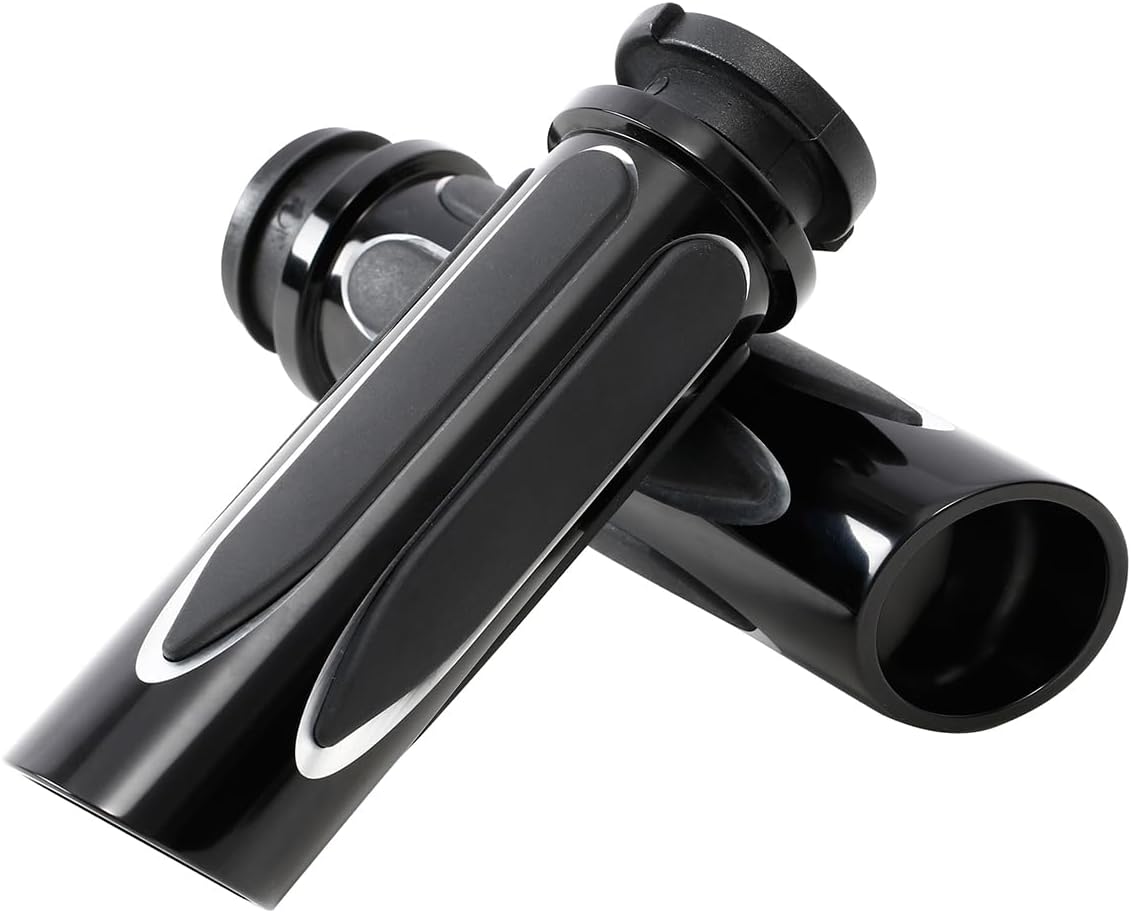 TCT-MOTORPARTS Electric 1'' Handlebar Bar Hand Grips Fit for Harley Touring