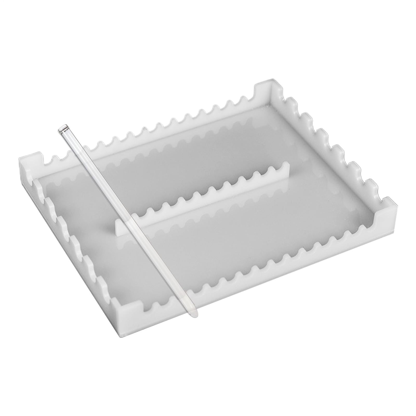 Porte-pipette acrylique transparent XIAOXIAOYU de 22 fentes, design épuré