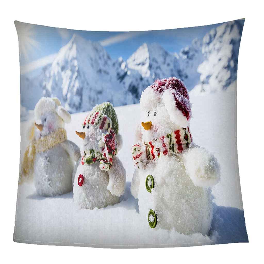 Couverture imprimé bonhomme de neige pour partager la magie de Noël en famille