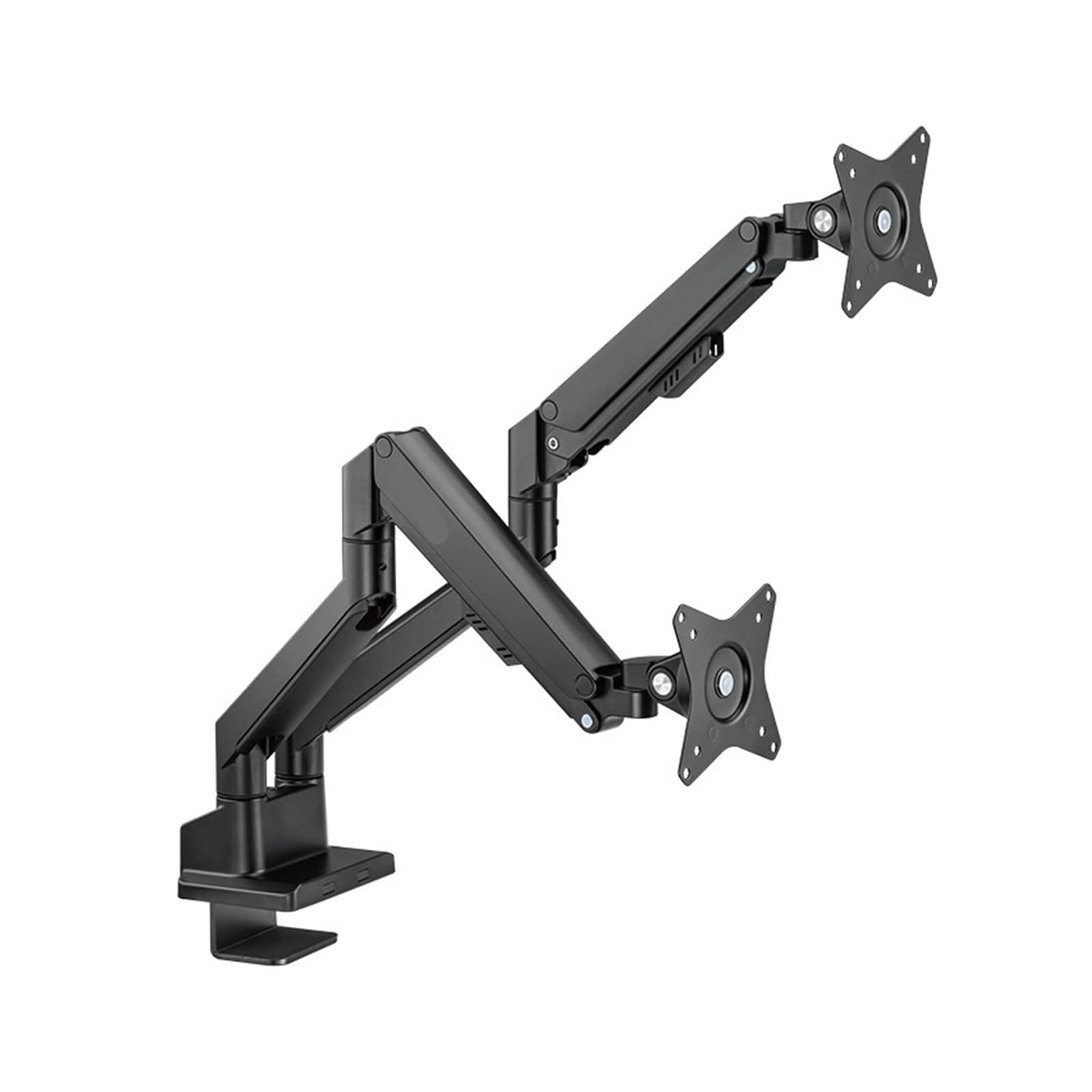 TKJfdTY Computer Dual Monitor Bracket Arm Mechanical Cantilever Desktop T16-2 Display Screen Pneumatic Lifting Base