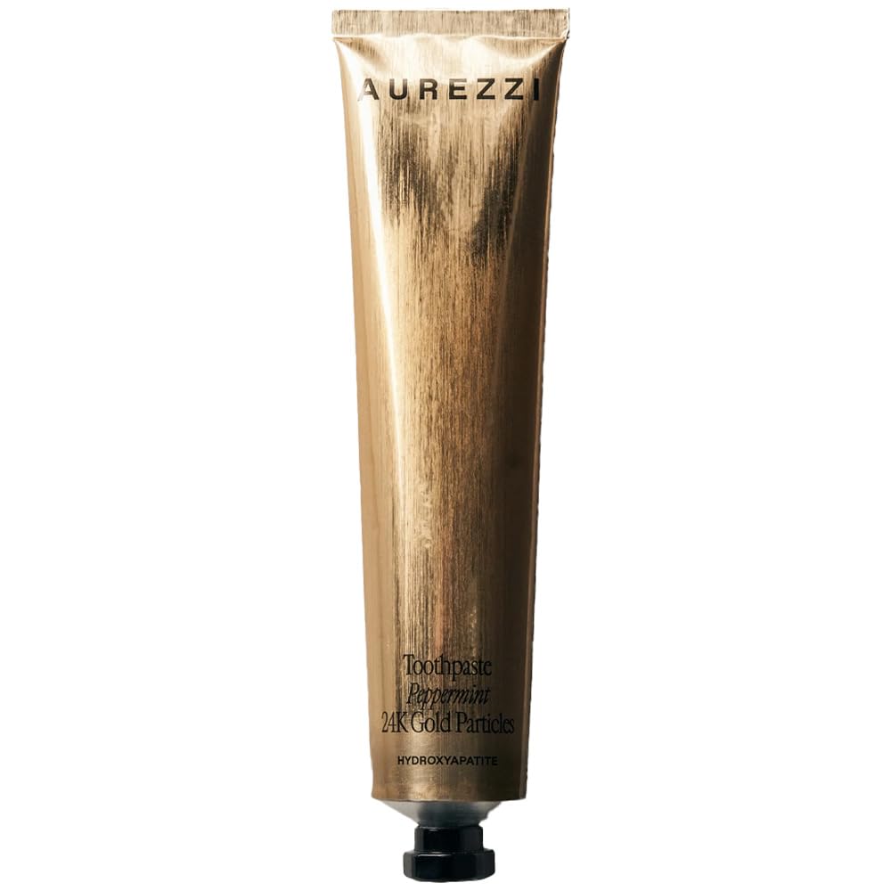 Aurezzi Gold Zahnpasta – Fluorid 1200 ppm, 75 ml