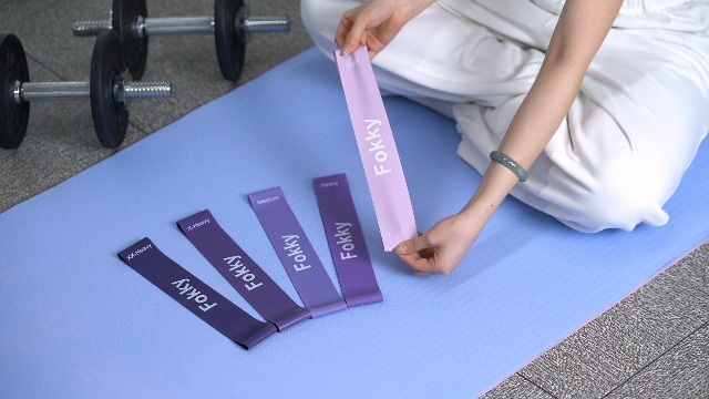 Set Di 5 Fasce Di Resistenza Per Esercizi Per Fianchi E Gambe Adatte Per Yoga Palestra Fitness Casa Ufficio E Uso Esterno 77557085