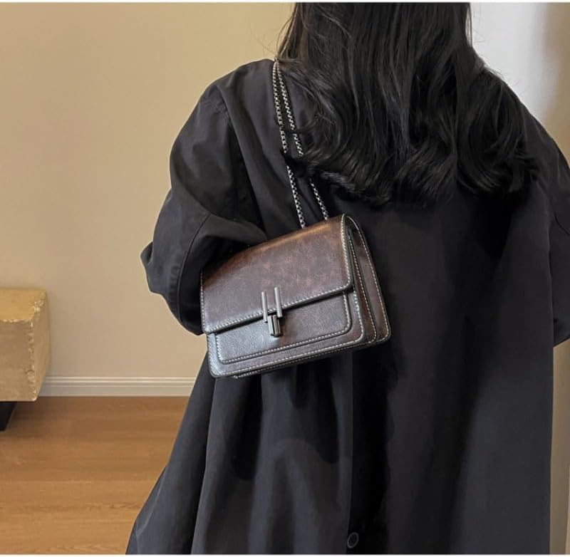 Cute Small Crossbody Purse, Genuine Leather Designer Shoulder Bag for Women, Gift Box - Image 4