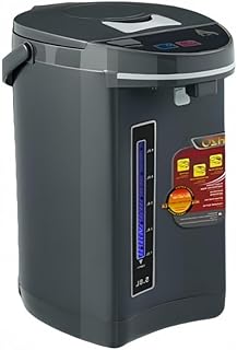 電気ポット 湯沸かしケトル 大容量 5.8L 湯沸かしポット 保温付き 360°回転可能なベース 3way ウォーターサーバー 安全設計 チャイルドロック付き 空焚き防止 自動90°保温 再沸騰 給湯 節電 省エネ 給湯ポット 家庭、オフィス、寮、ショップなどに適しています (ダークグレー)