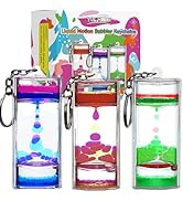 YUE MOTION Liquid Motion Bubbler Keychains -Mesmerizing Sensory Toys - Fidget Keychains for Gifts...