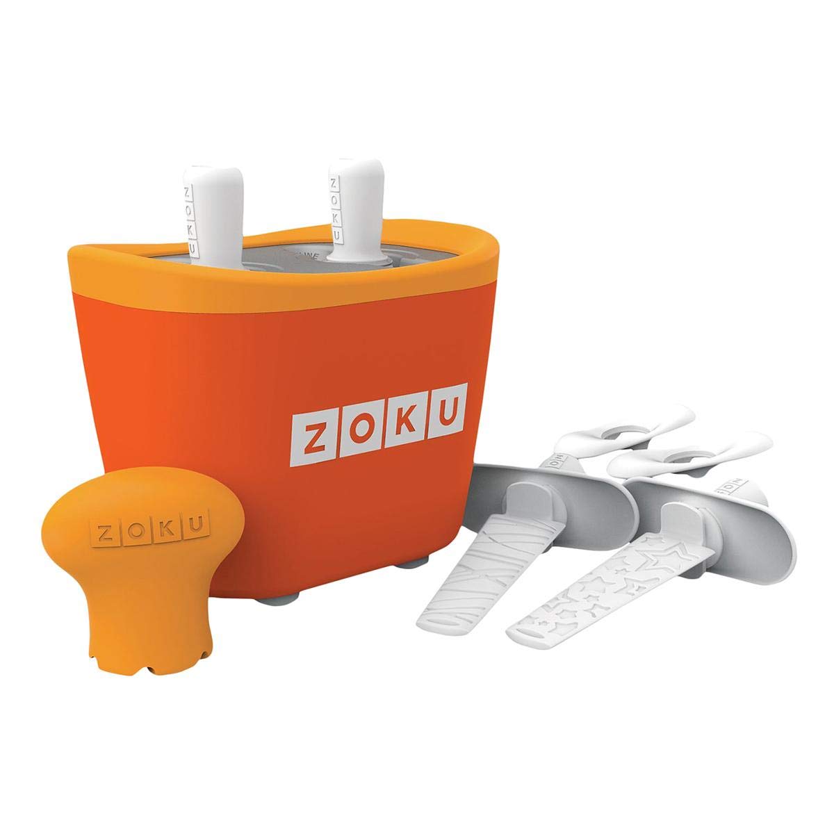 Zoku Duo Quick Pop Maker, Orange