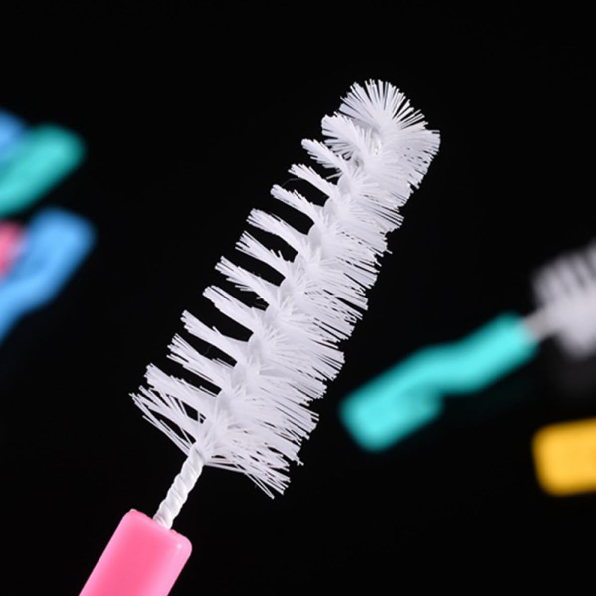 NOLITOY 20pcs Brush Set with Sponge Material for Cleaning Hard-to-Reach Areas, Removes Pacifier Residue, Suitable for Home and Outdoor Use