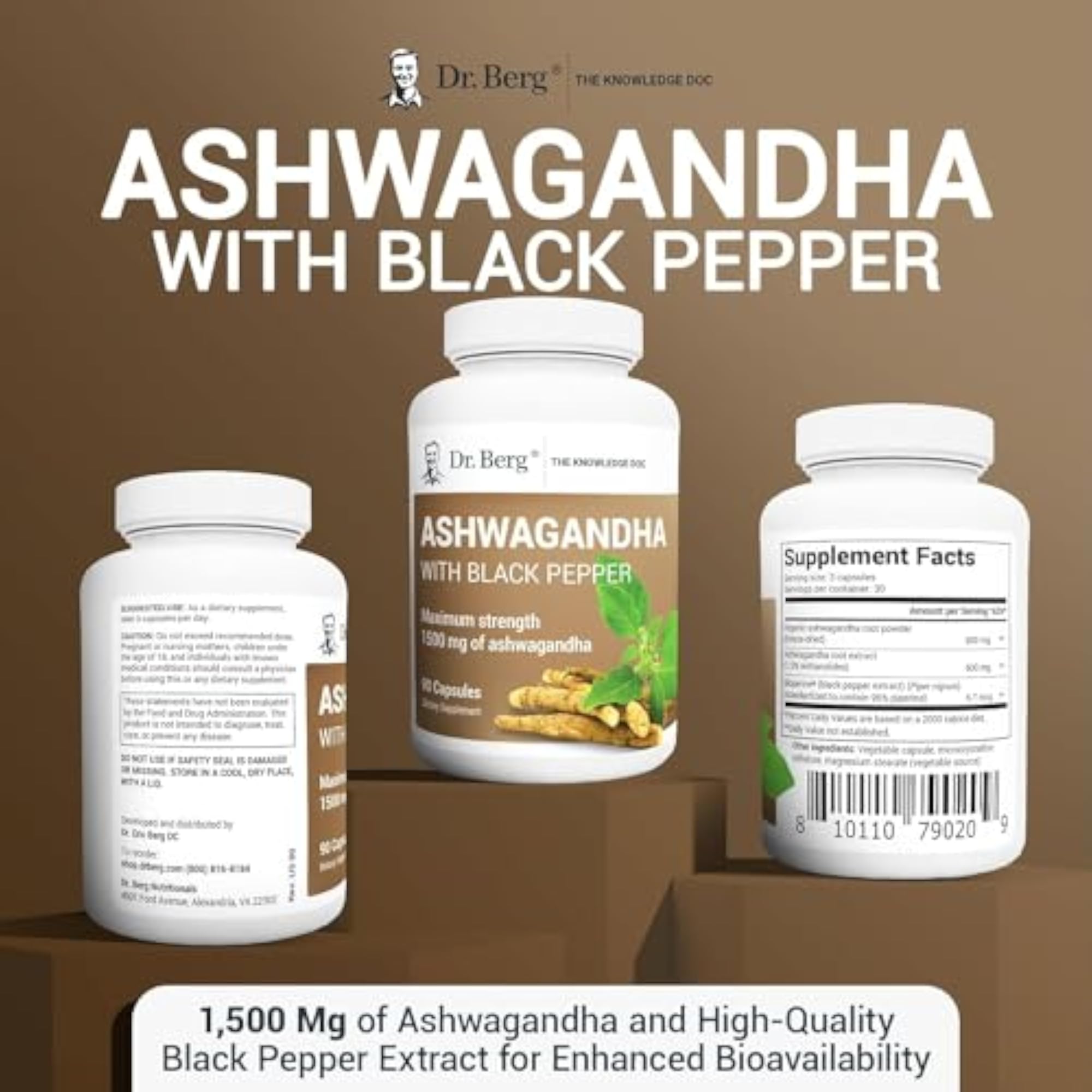 Gujisa Ashwagandha Capsules 1500mg