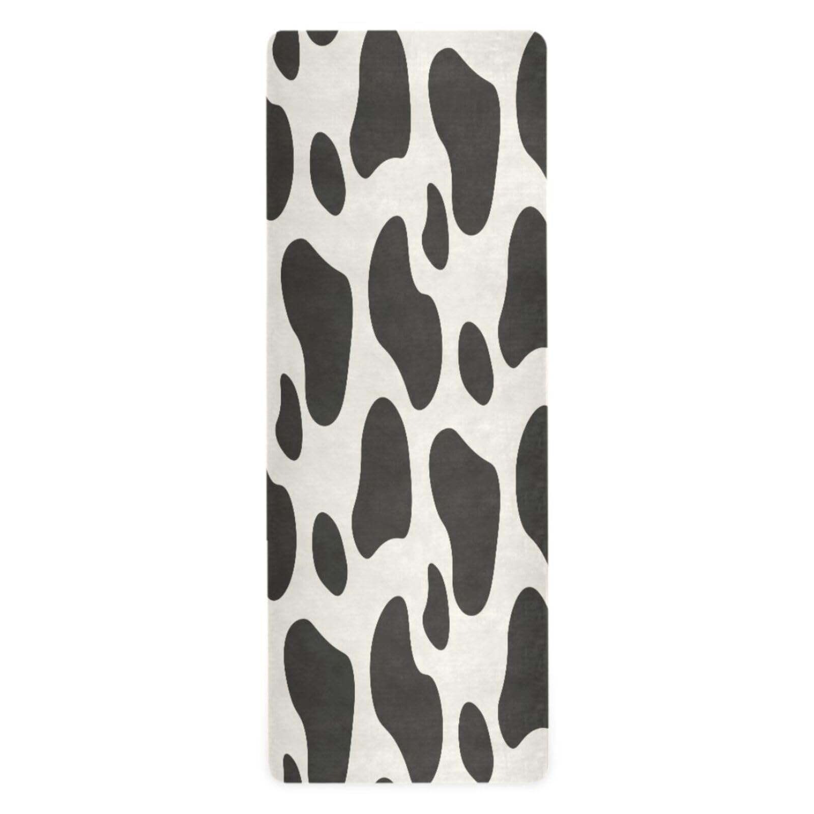 MAOBLYR Portable Folding Non-Slip Yoga Mat, 70.8 * 26 In Absorbent Exercise Sweat Fitness Pilates, Freeform Gymnastics Beach Travel Graze Cattle Mat