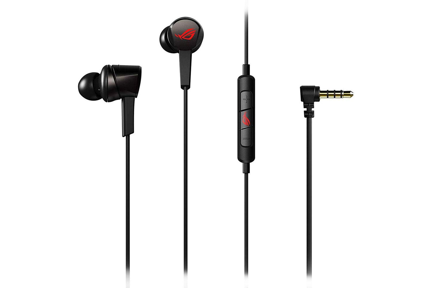 asus rog cetra core in-ear gaming earphones con driver essence 10mm e connettore 3.5mm per pc ps4 xbox one mobile e nintendo switch