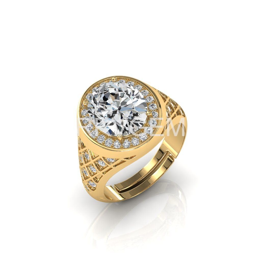 MBVGEMS Natural zircon ring 2.25 Carat Certified HANDMADE Finger Ring With Beautifull Stone american diamond ring Gold Plated for Men and Women LAB - CERTIFIED (B0CKXZ9M1M) Amazon Price History, Amazon Price Tracker