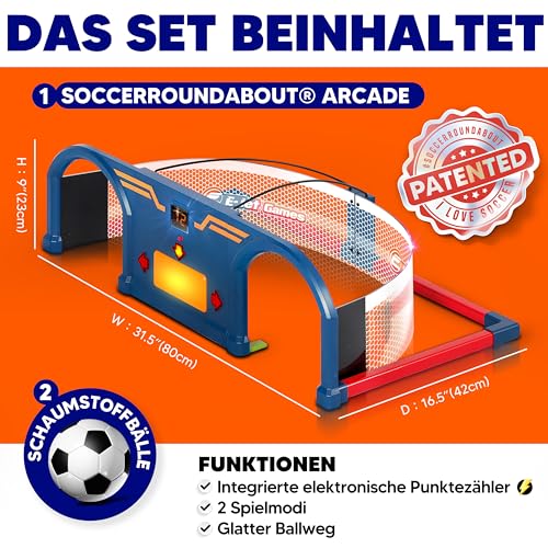 E-Jet Fußball Spielzeug für 6 7 8 9 10 Jahren, Sportspaß für Garten Indoor Outdoor, Fußball-Übungen Spiele | Geschenke für Jungen Mädchen