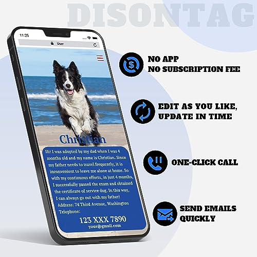 QR Code Dog Tag, Personalized Dog Tags, Dog ID Tag, Dog Name Tag, Custom Dog Tags and Cat Tag, Free Online Pet Webpage Storage Information | Modifiable QR Code Dog Tag, Personalized Dog Tags, Dog ID Tag, Dog Name Tag, Custom Dog Tags and Cat Tag, Free Online Pet Webpage Storage Information | Modifiable