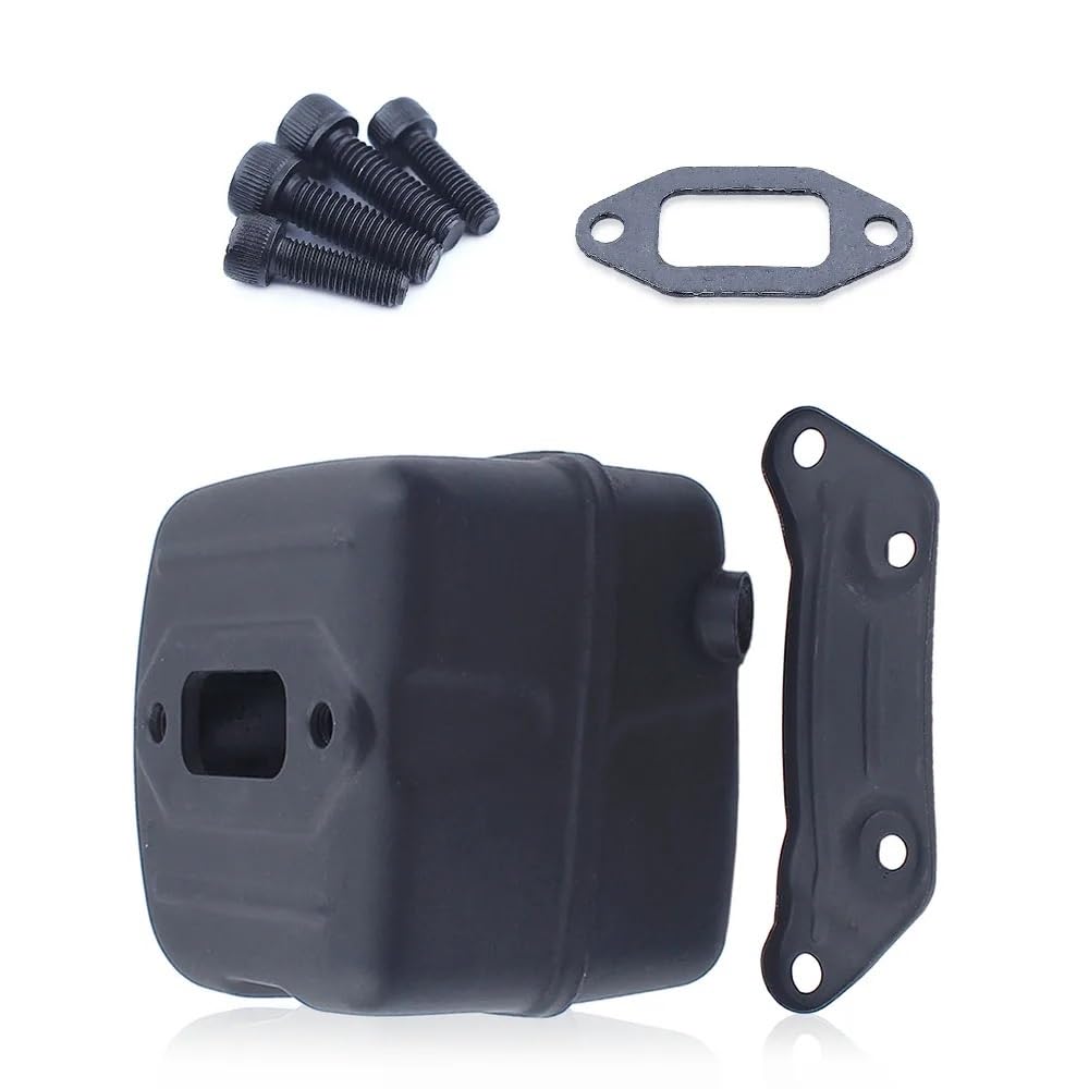 Kit de silenciador de escape for motosierras, compatible con H 362 362XP 365 371 372 372XP 385 385XP 390 390XP 544029501 503765301 544029702