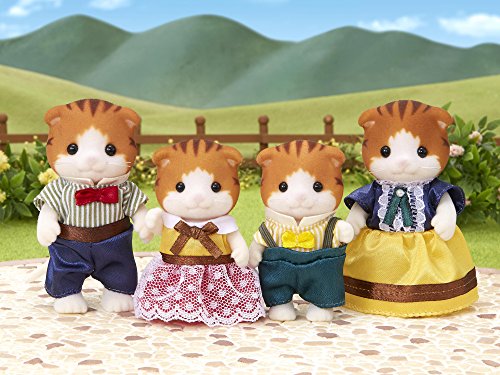 EPOCH Sylvanian Family Doll Maple Cat Family FS-30 miniatura 3
