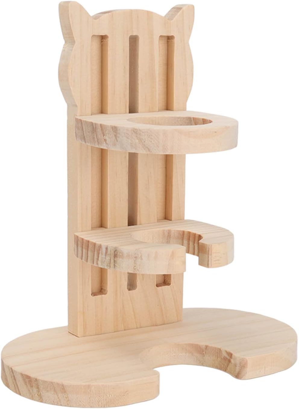 Amazon ウォータースタンド ハムスター給水器 ウォーターボトルスタンド 置き型 木製 ウォーターオートディスペンサー 小動物 水飲み