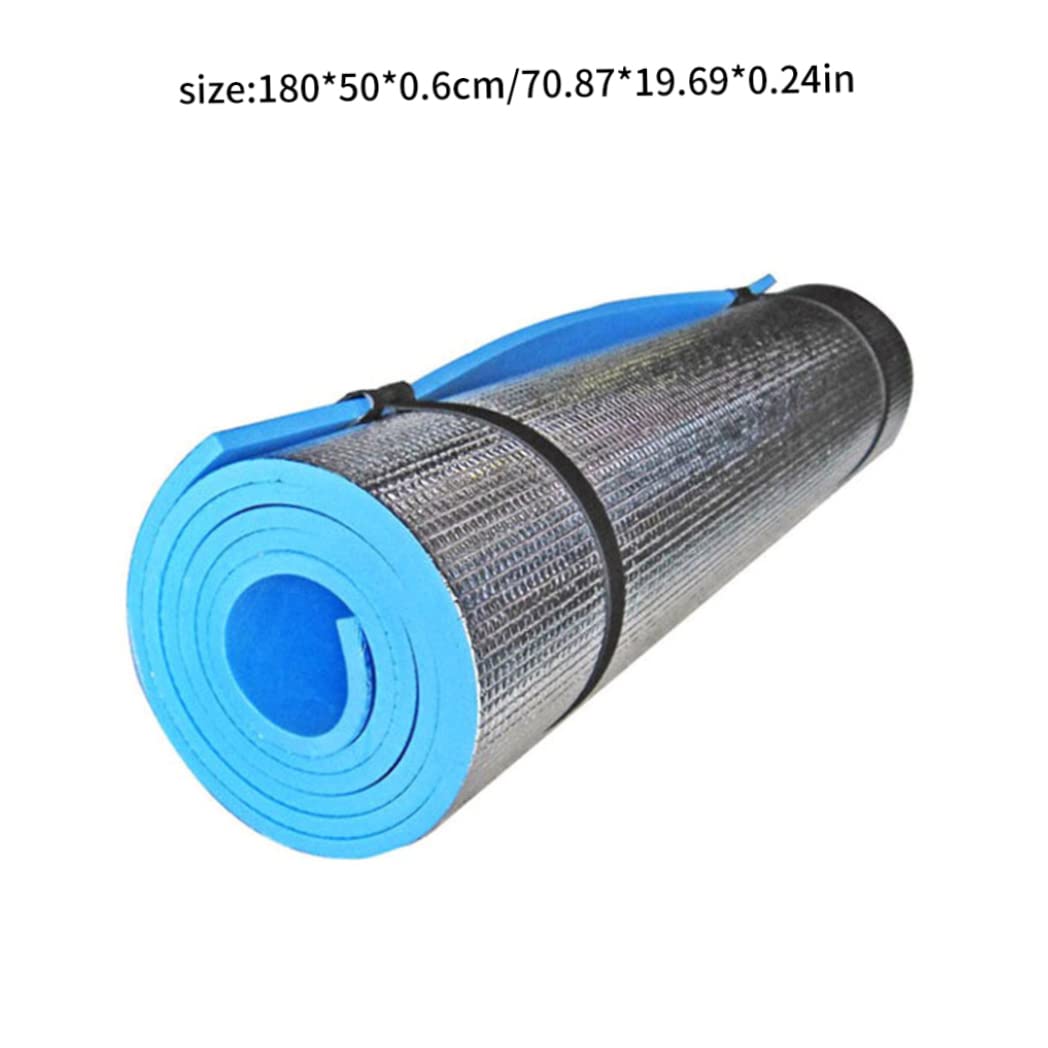 Colchoneta de Rollo de Campamento, colchoneta de Aluminio de Campamento EVA Mat de Rollo de Doble Cara Mat de Rollo aislada Matchón a Prueba de Agua a Prueba de Agua para Dormir para Dormir para la p