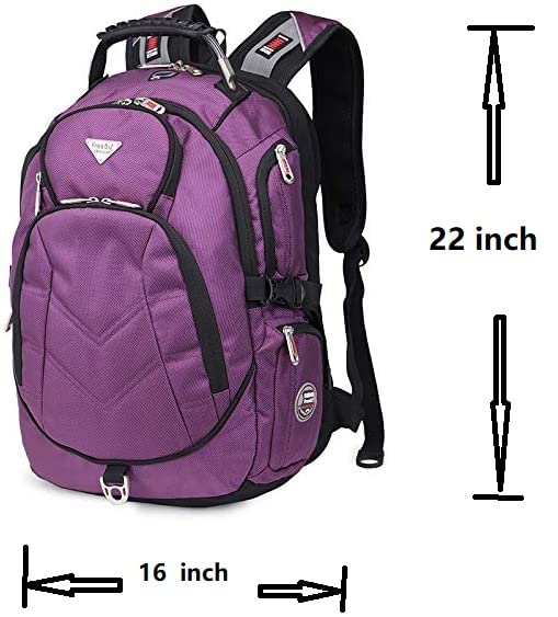 Laptop Backpack 19 Inch, Gaming Laptops Back Pack for 19.5,18, 18.4 Macbook Notebook Computer for Man Woman Purple (19 inches, Purple)2