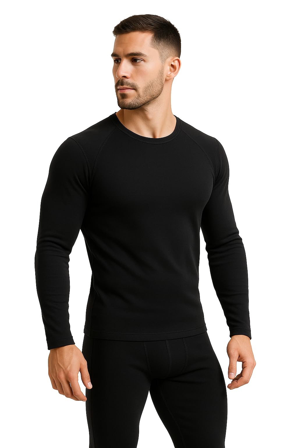 LEON+ Merino Unterwäsche Set Herren – Langarm Shirt & Lange Hose – Natürlich Geruchsneutral, Warm, Leicht & Atmungsaktiv – Ideal für Ski, Trekking, Outdoor & als Winter Baselayer