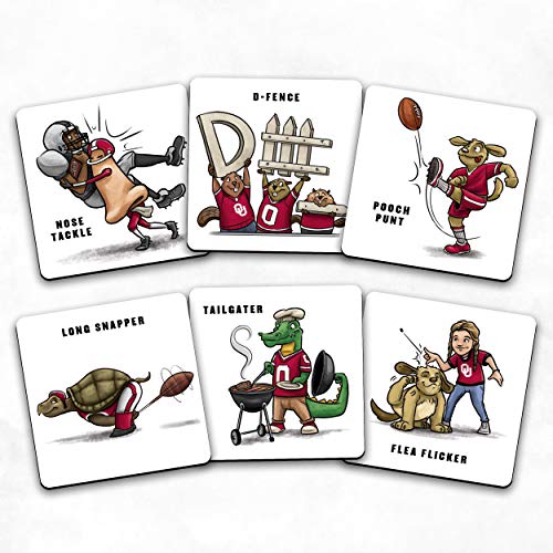 Image of YouTheFan NCAA Officially-Licensed Memory Match Game - Humorous, Team-Specific, Original Hand-Drawn Artwork, Fun for the Whole Family, for Fans Young and Old