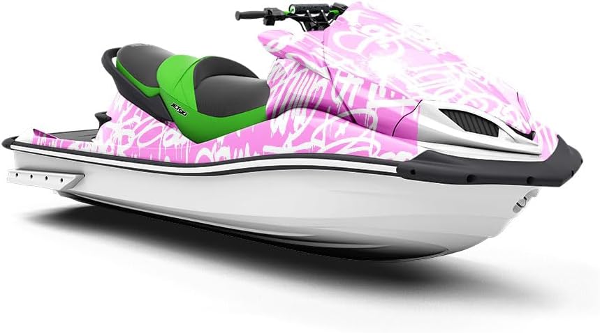 Rwraps Graffiti Pink Styling Matte Vinyl Film Wrap 59in x 27ft Vinyl Vehicle Car Film Sheet Roll