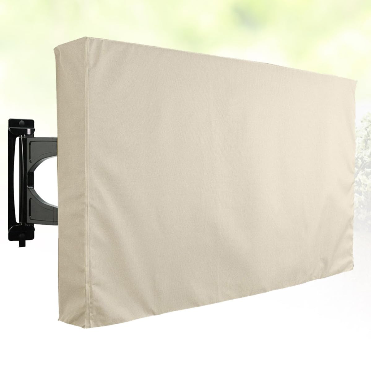 Copertura Resistente alle Intemperie Televisori per Tv Oxford Pvc Color Kaki Protezione 360 Gradi da Esterno da Giardino