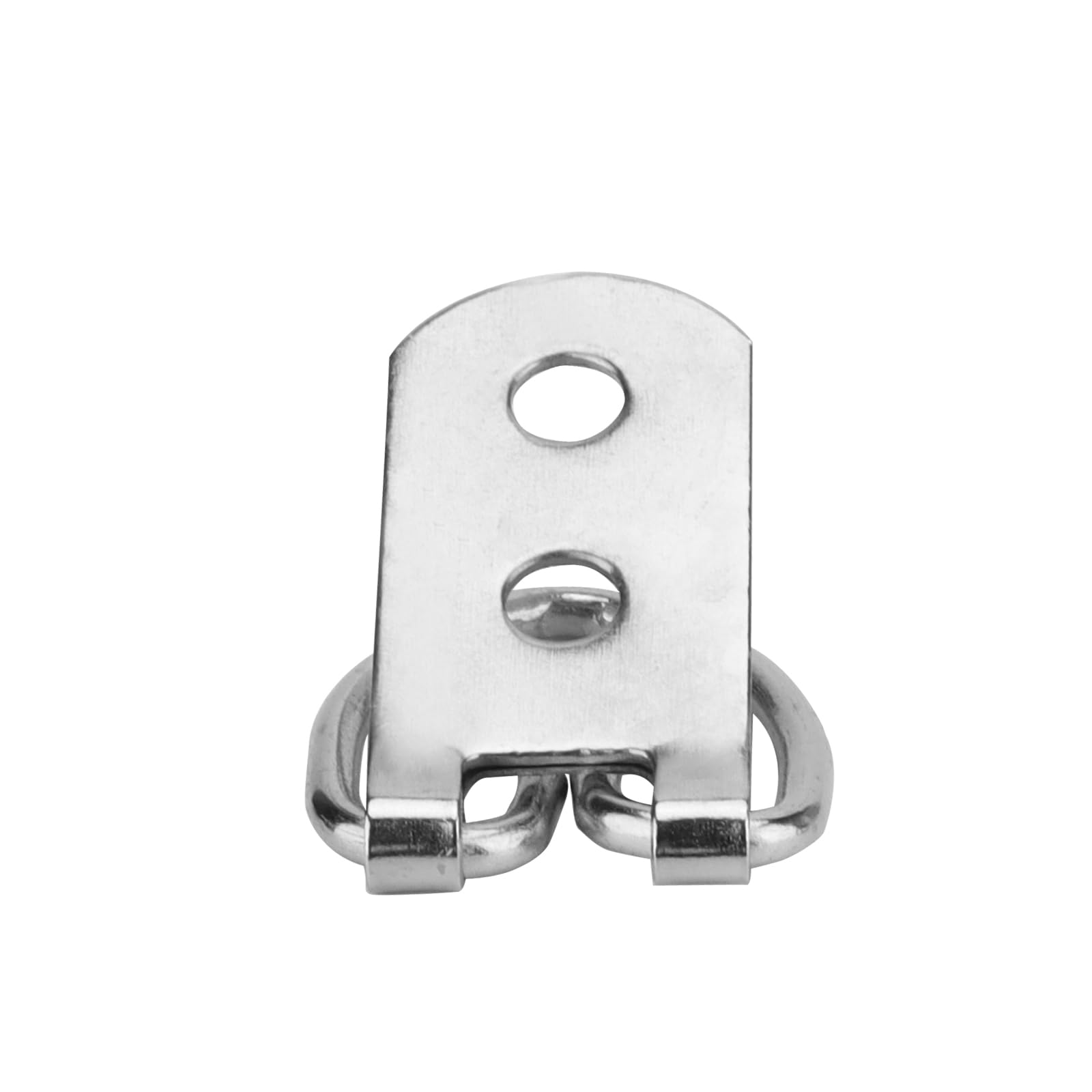 100 D-Ring Bildaufhänger Mit Schrauben | Doppelloch-Design Für Sichere Aufhängung Von Bilderrahmen & Deko