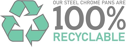 Miniatura 3 de KITCHEN BASICS 101 Fabricado en los Estados Unidos, Style J WB32X90, bandejas cuadradas de goteo de gas cromado de repuesto para estufas GE