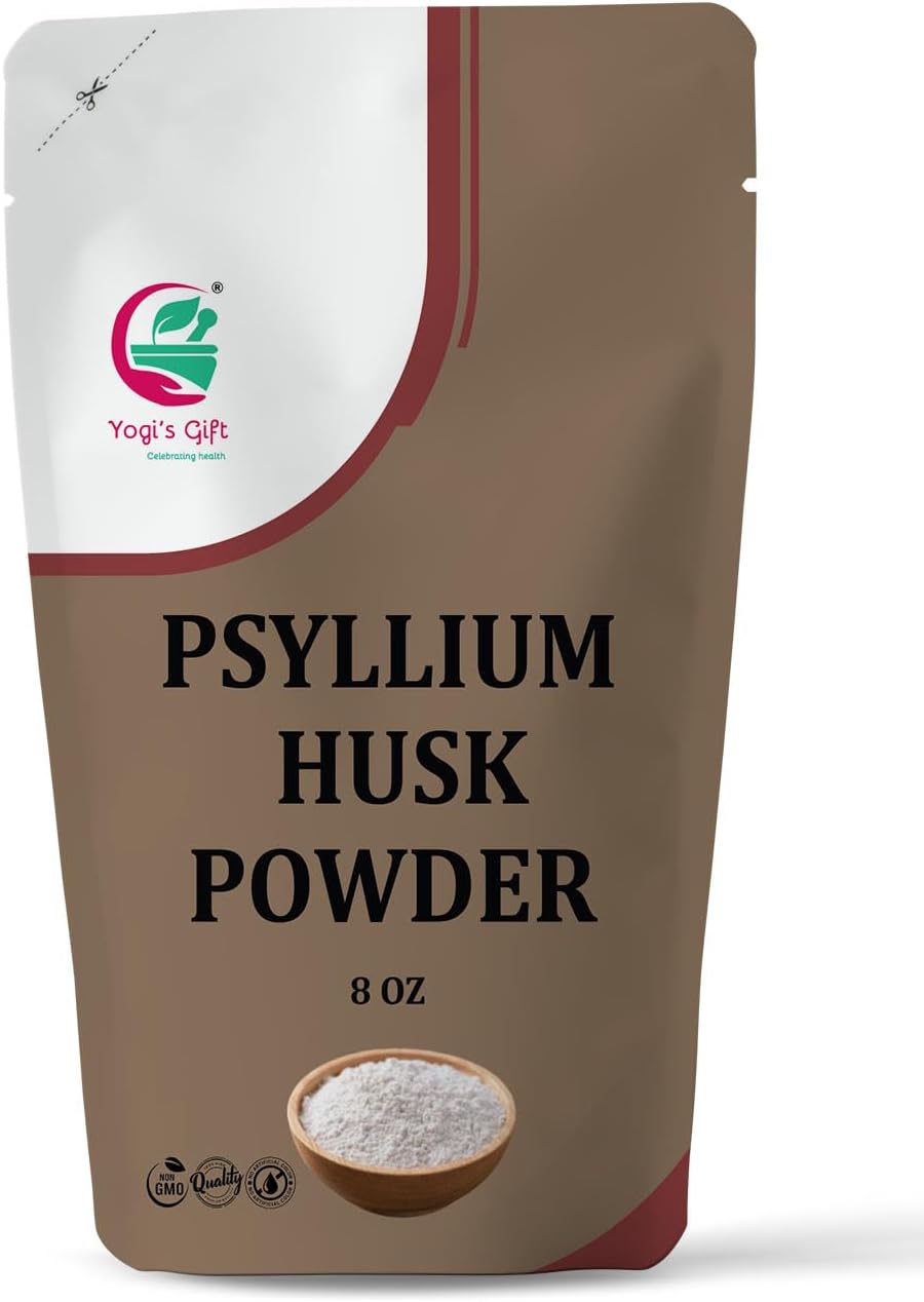 Psyllium Husk Whole 2 lb (32Oz), Use in Smoothies, Cooking and Baking, Unflavored, Fine Ground, 100% Natural, Non GMO, by Yogi's Gift®
