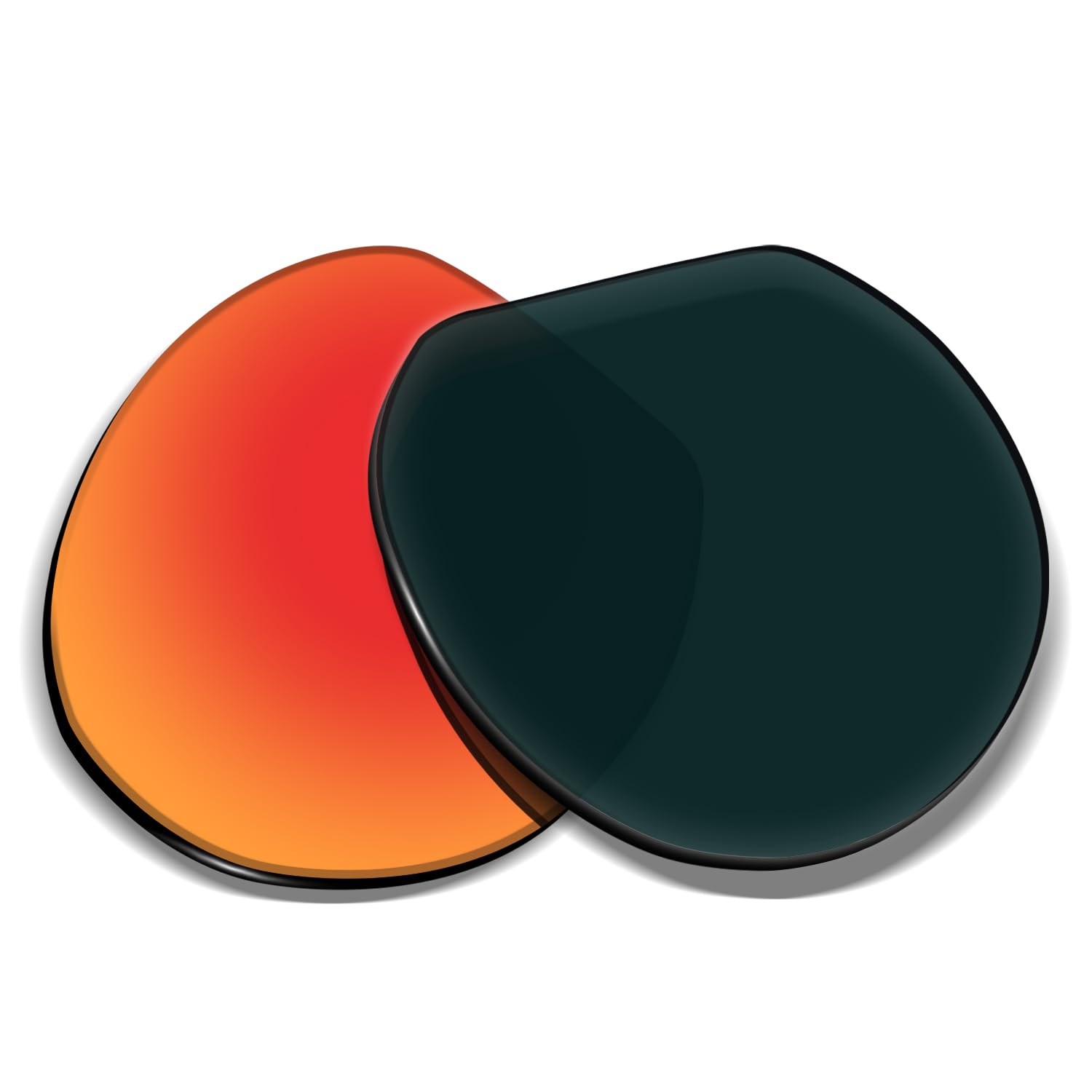 Lenti di ricambio da 1,5 mm compatibili con occhiali da sole Oakley Clifden OO9440 da 56 mm, antigraffio