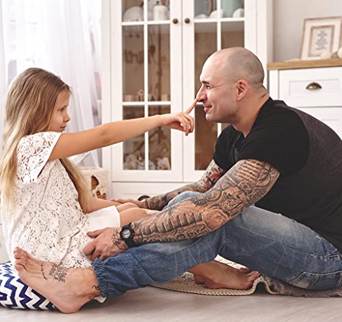 Jim&Gloria Temporary Tattoo Pens Fake Tattoos Kit Removable Body Tattoo Paint Markers For Men Women Sleeves St Patricks Day Teen Girls Trendy Stuff Unique Trending Gifts For Teenage Boys Kids Or Adult #TOP7