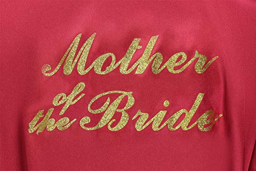 Image of Giova Women Bridal Robe for Bride and Bridesmaid Getting Ready Wedding Party Bathrobe