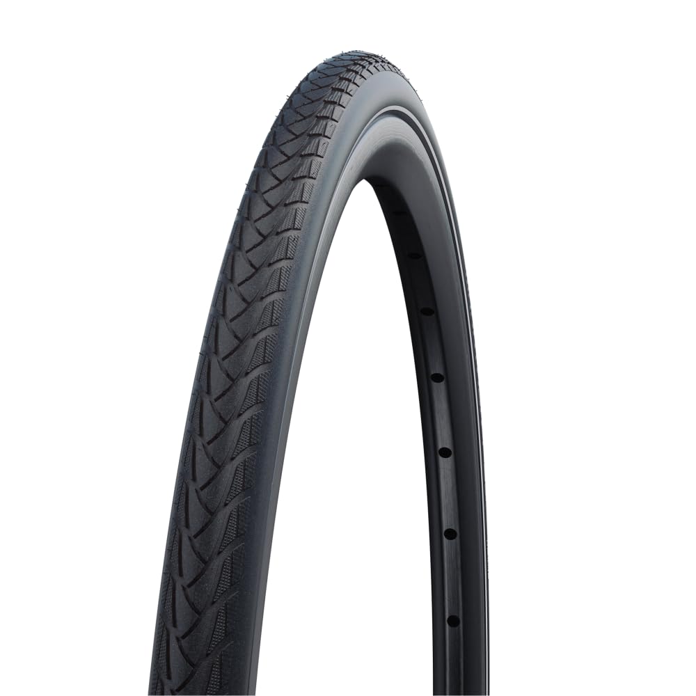 Schwalbe 25-540 Marathon PLUS Rollstuhl, Draht, SmartGuard, TwinSkin, 24x1.00, grau/schwarz, 10282540.01