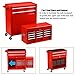 High Capacity 8-Drawer Rolling Tool Cabinet,Tool Box with Wheels and Drawer,Detachable Organizer Tool Chest Combo,Mobile Lockable Toolbox for Workshop Garage Mechanics