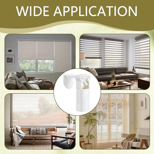 8 Kit 48 Stück Plissee Ersatzteile Set, Ersatzteile Klemmträger Leichtgewicht Verstellbare Pliseehalter Klemmträger Plissee Klemmfix Halterung Ohne Bohren Klemmfix Halterung für Fensterläden Jalousien