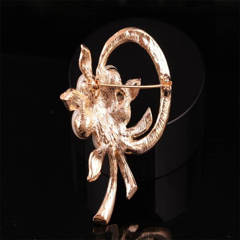 Broche Couronne de Perles : Le Cadeau Idéal pour Femmes - 3