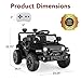 Best Choice Products 6V Kids Ride On Toy, Mini Truck, Electric Play Car w/Parent Remote Control, 4-Wheel Suspension, LED Lights, 2 Speeds, Functional Horn, 3.1MPH Max Speed - Black