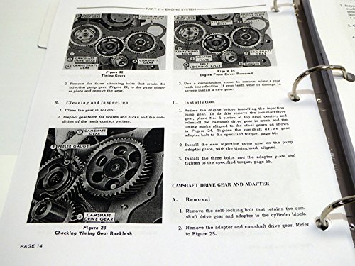 Diagrams for Ford Tractor Engine Timing Gears and Backlash Check