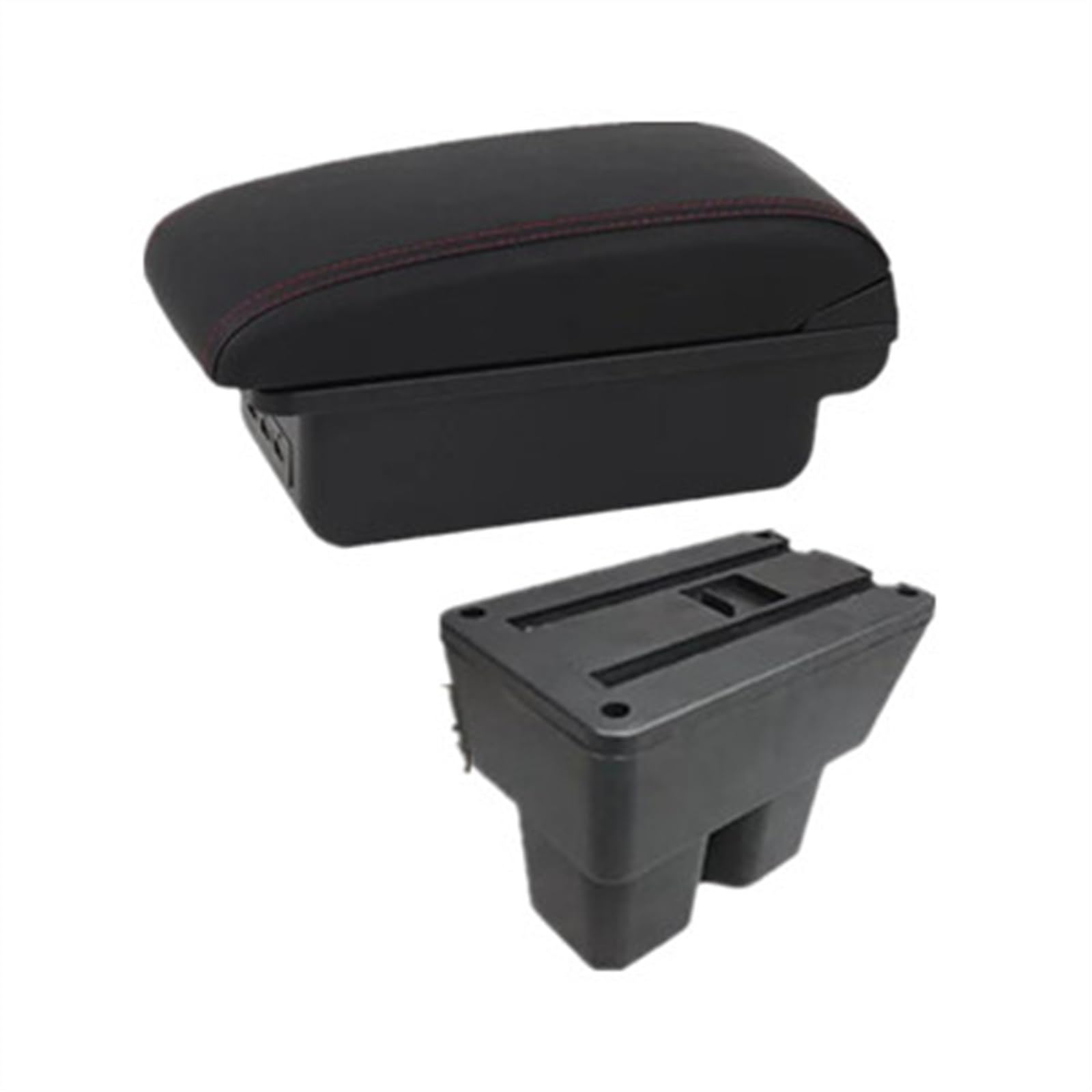 NOHEEU Car Armrest Box For Jimny JB74 Jb64w 2019-2024 Storage Dedicated Retrofit Accessories(B1 red line)