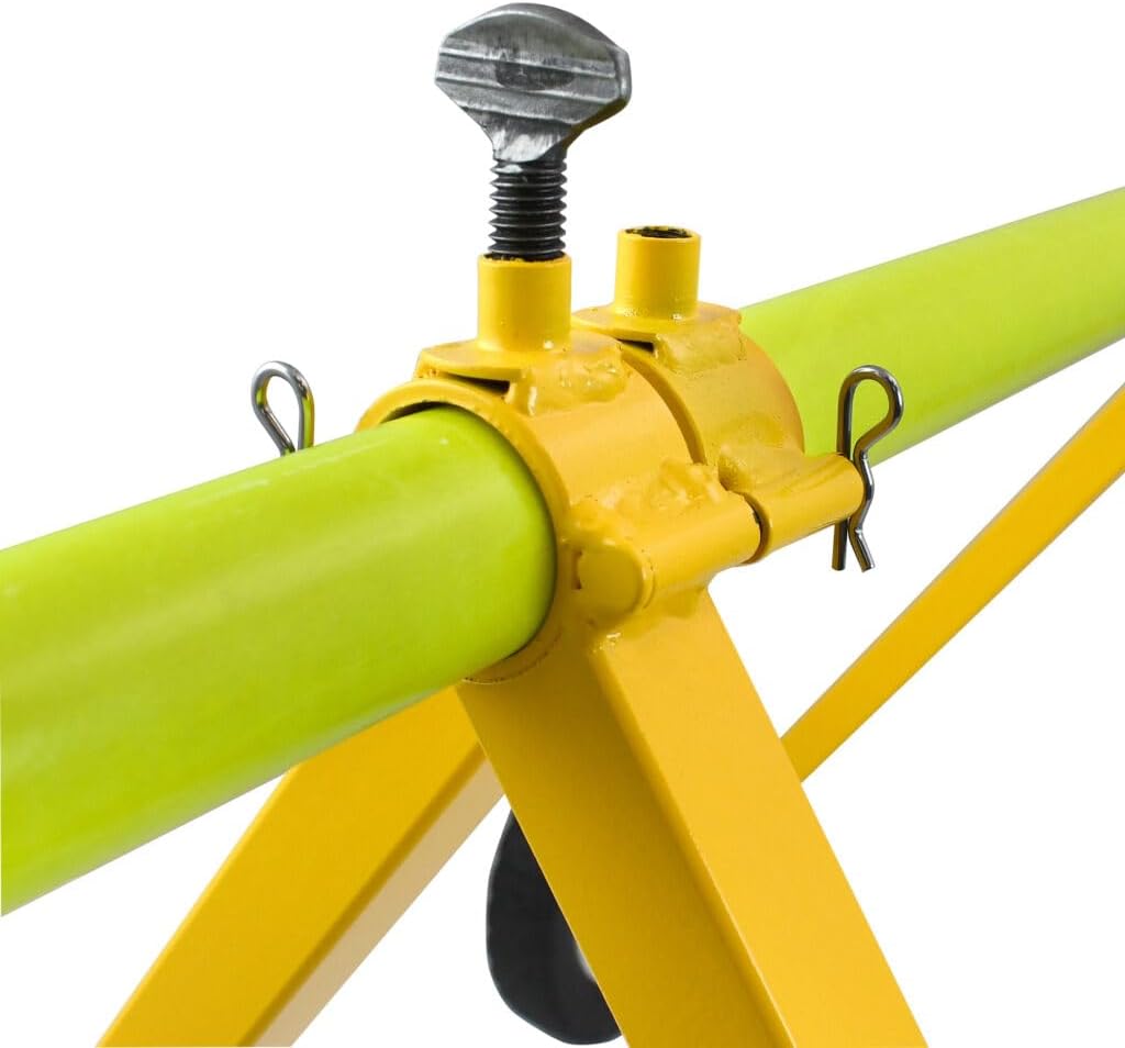 Spool Mule - FTTH Fiber Installation Tool | Collapsible Design, Robust Steel, Wheels | Cable, Duct, Rope Dispenser | Cable Caddy