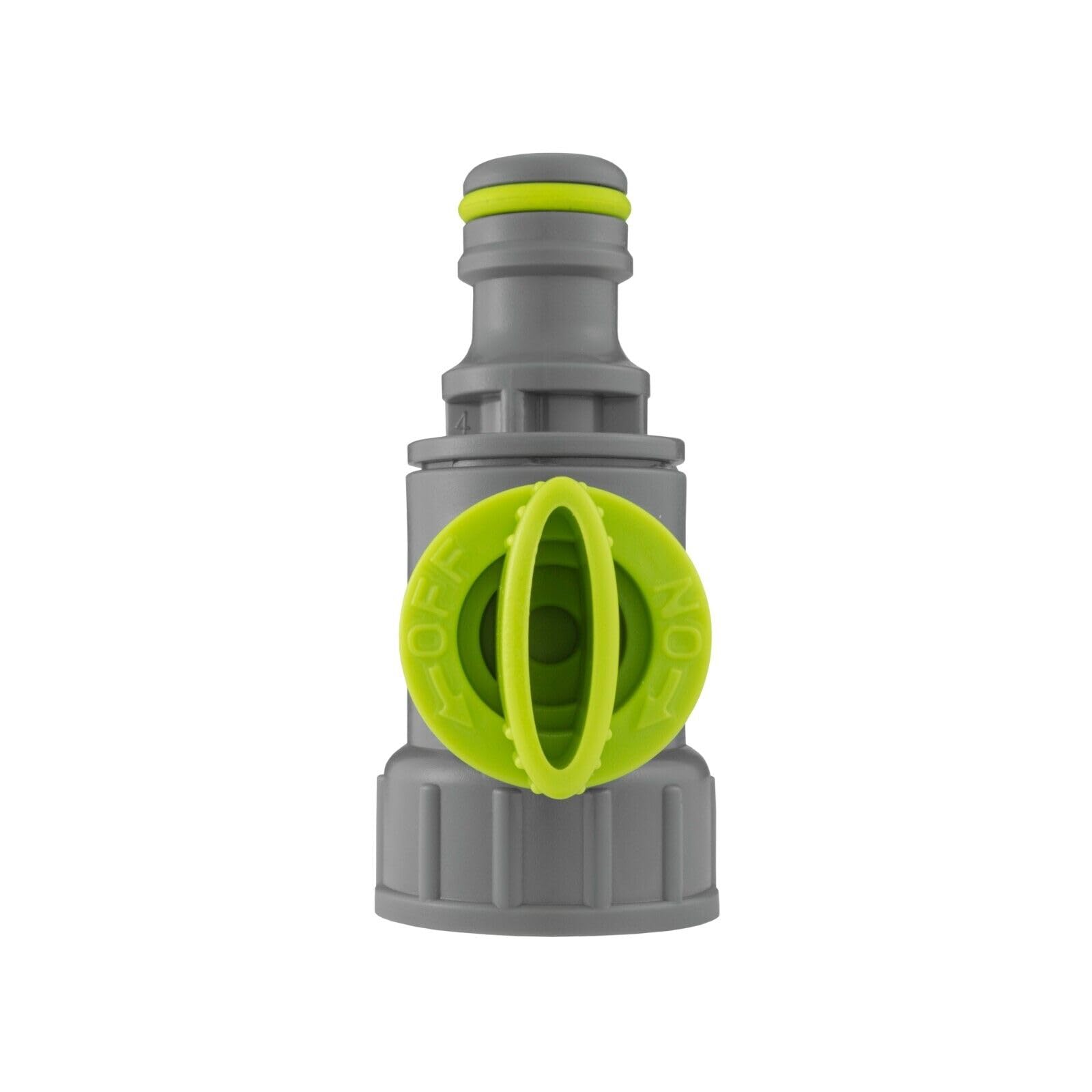 B2C Garden Hose Expanding Hose 1/2" x 3/4" Thread Male Female Hose Valve Connector (Valve 3/4 to Quick - Female)